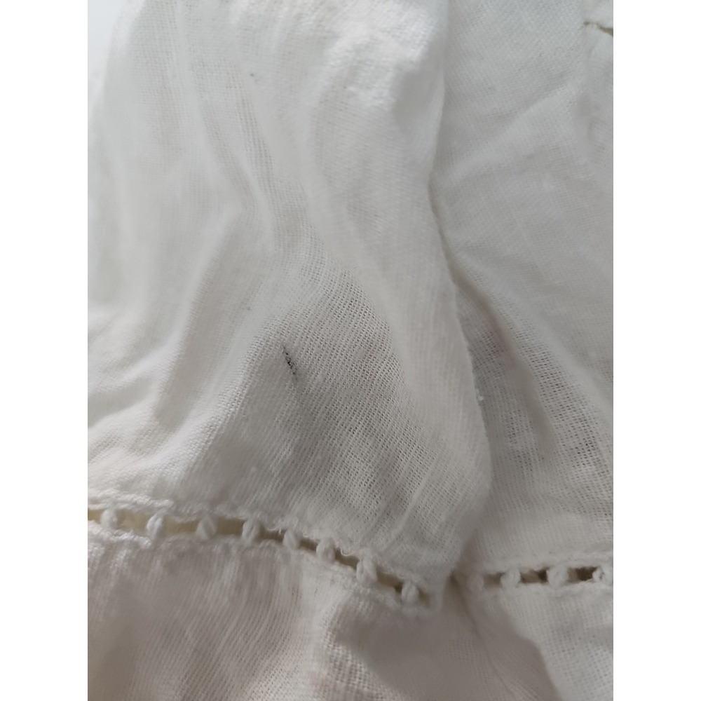 Free People‎ White Counting Daisies Off-The-Shoulder Mini Dress Size M - Picture 16 of 16